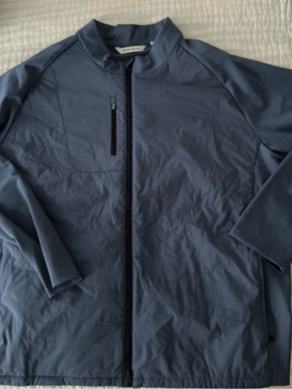 Peter Millar Men's Navy Lightweight Shirt Jacket
